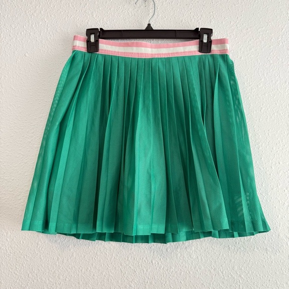 J. Crew Mesh Pleated Active Mini Skirt InShorts Size S - Picture 1 of 7